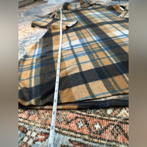 Chris & Carol Blue and Tan Plaid Dress - Picture 2 of 6